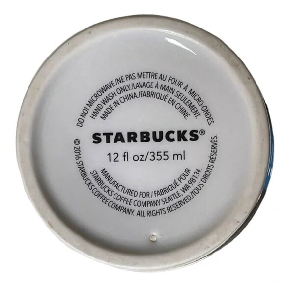 STARBUCKS 2016 Tall Coffee Tumbler Emulates Their Standard To-Go Cup. 12 oz - Picture 6 of 9